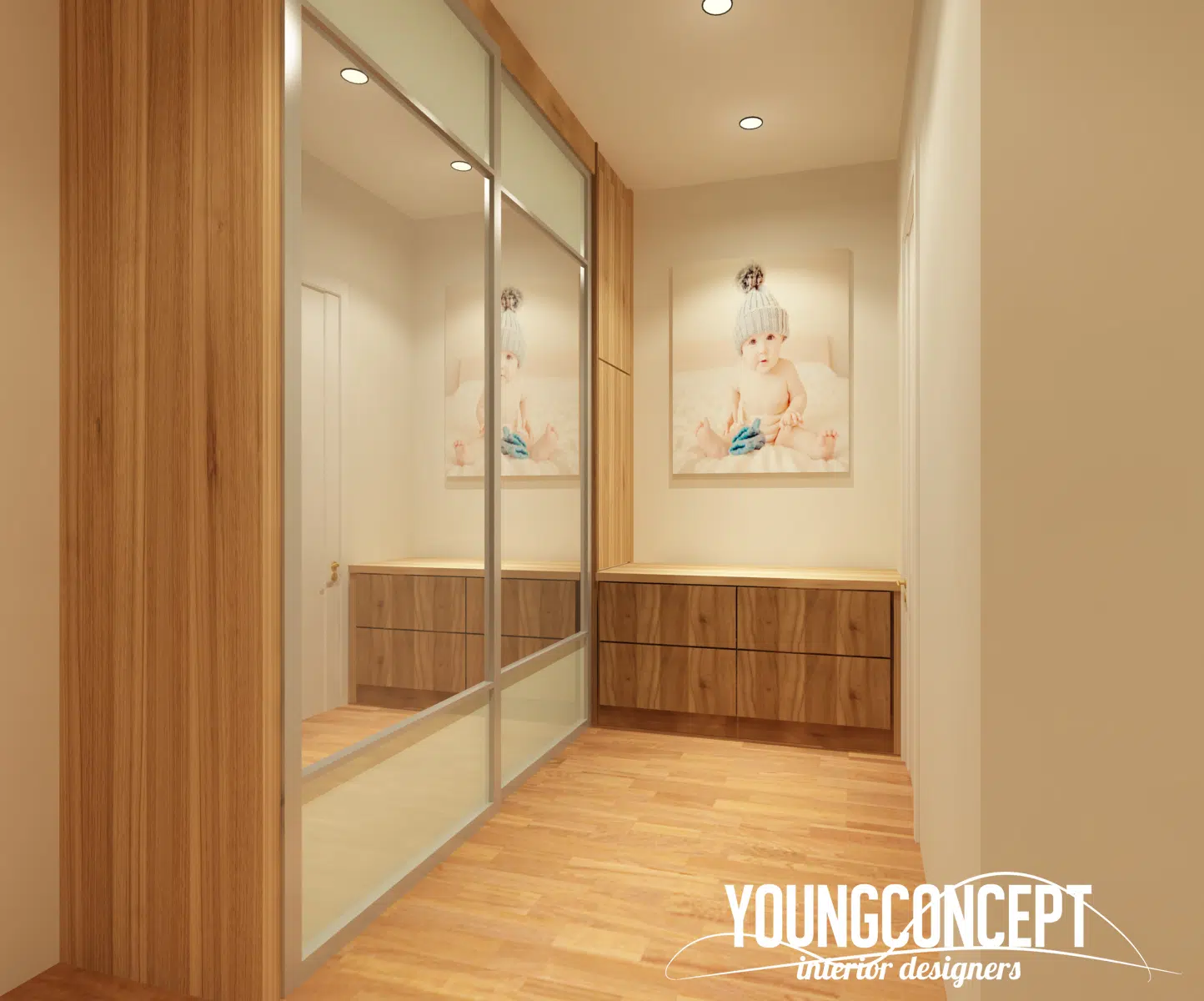 Built in wardrobe by Young Concept