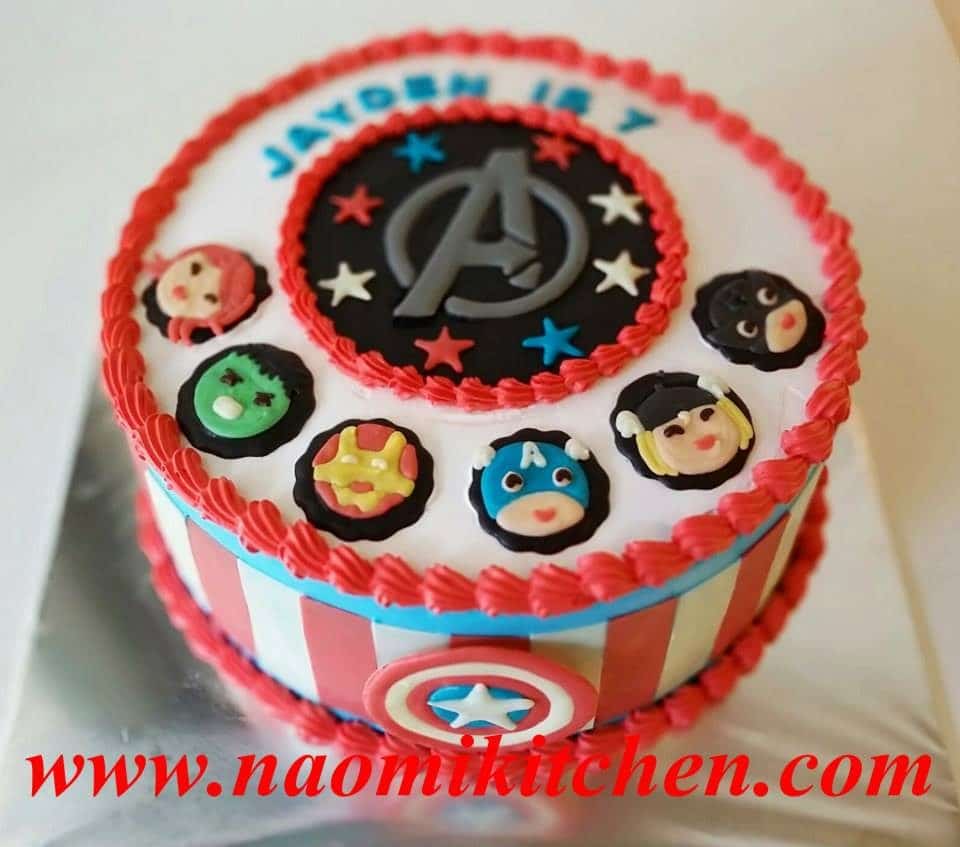 Avengers Birthday Cake, Food & Drinks, Homemade Bakes on Carousell