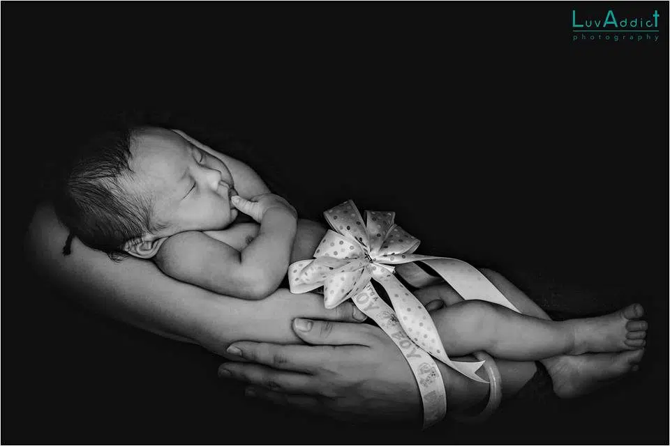 A snug little gift LuvAddict Photography. Baby photographer in Singapore.