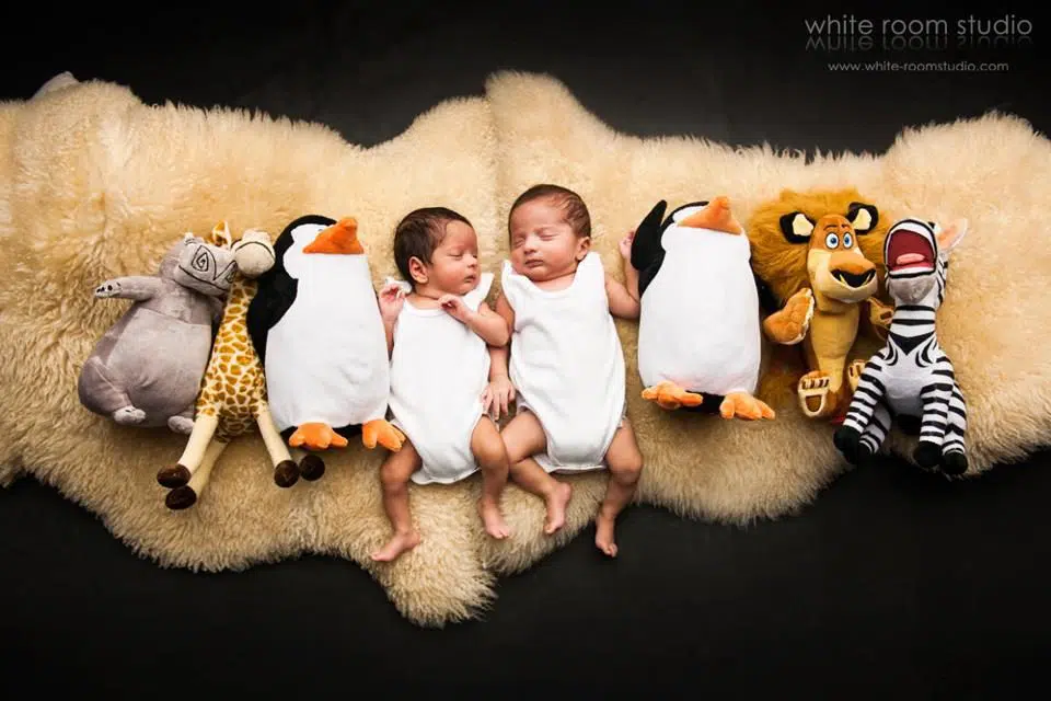  Twins visiting Madagascar. White Room Studio. Source