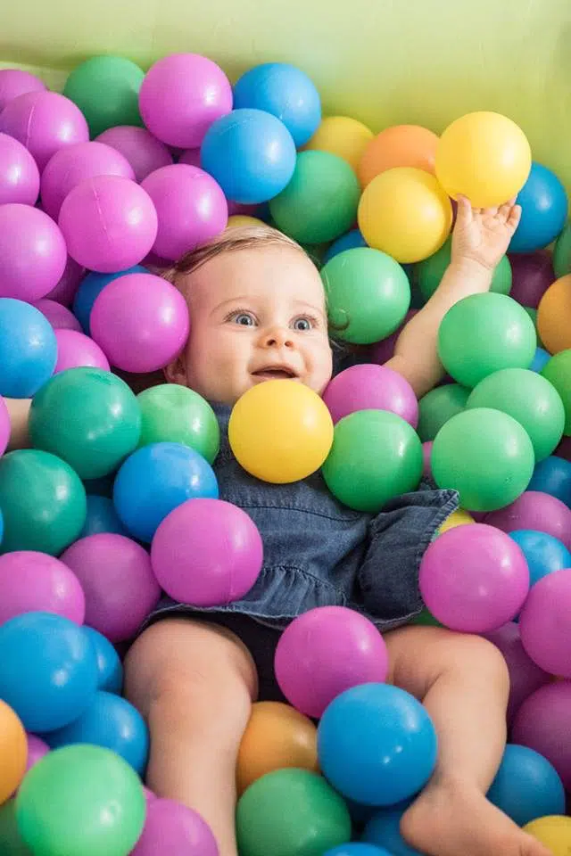 A pool? Full of balls? Who invented this awesomeness? Light Poet Photography. Source