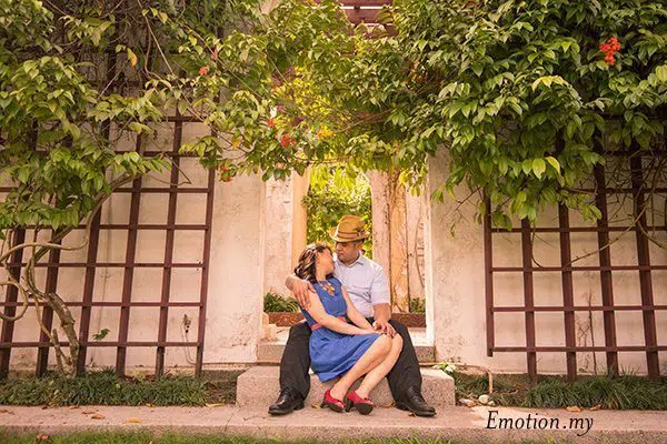 pre-wedding photos, perdana lake gardens