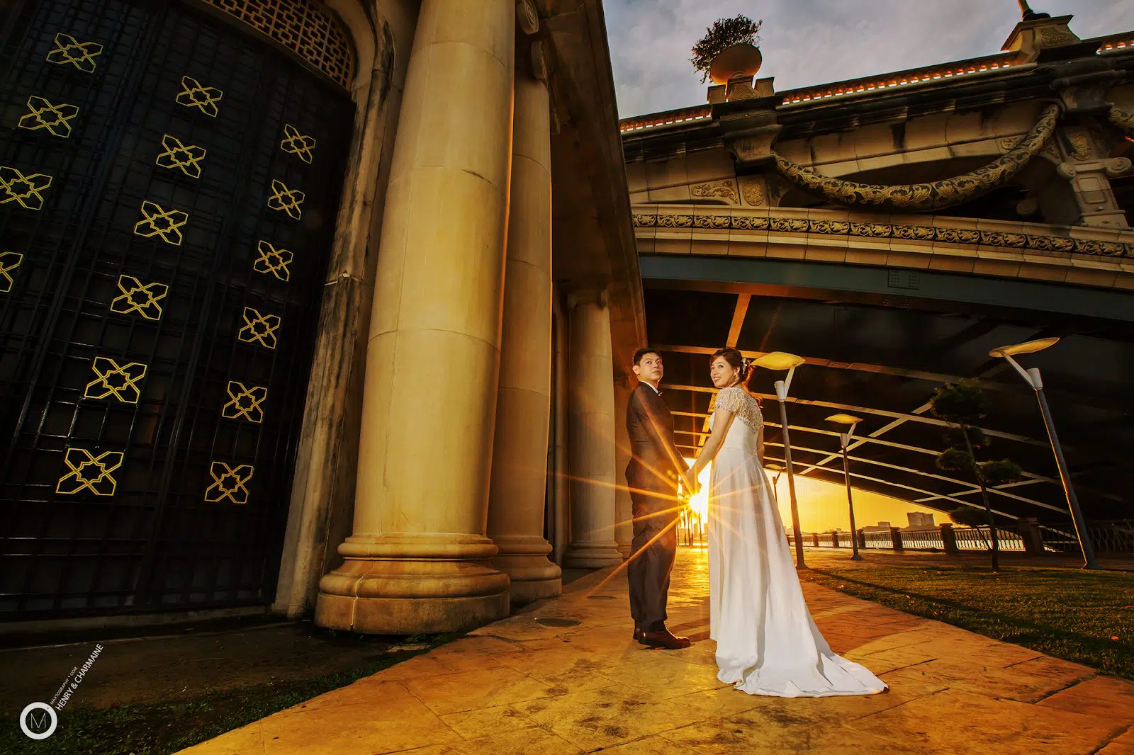 pre-wedding photos, seri germilang bridge