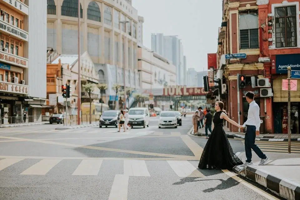 pre-wedding photos, petaling street