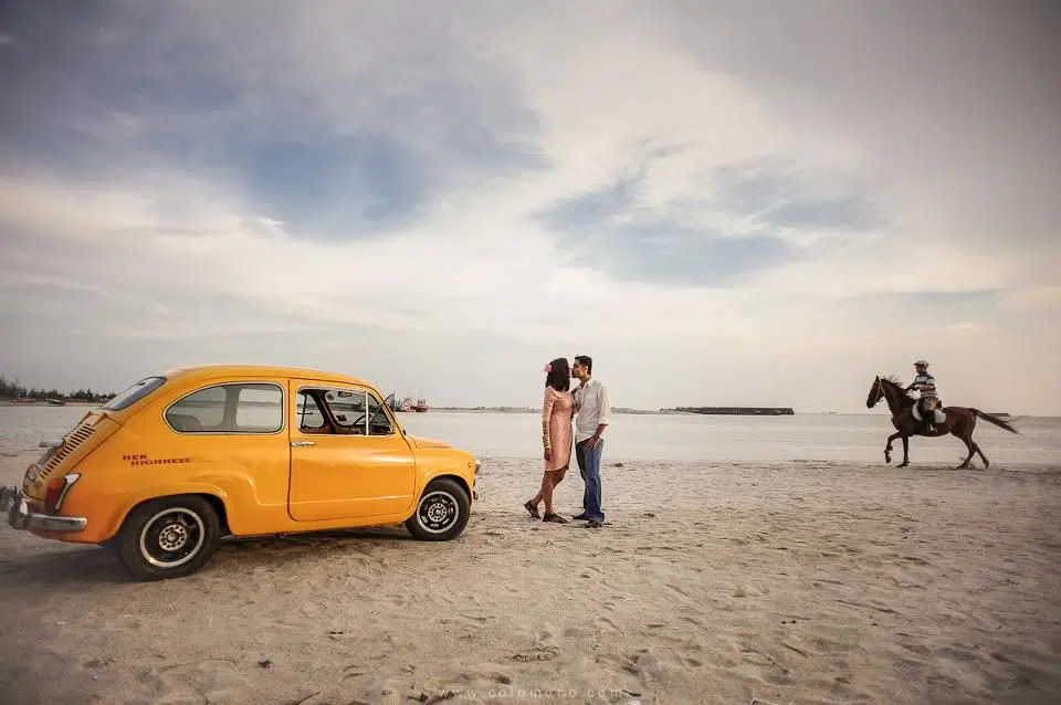 pre-wedding photos, pantai klebang