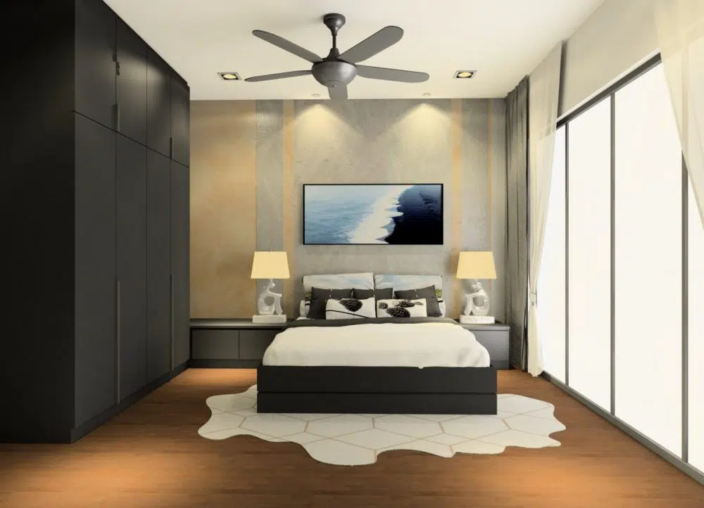 Elmina valley 1 master bedroom interior design package by Recommend.my