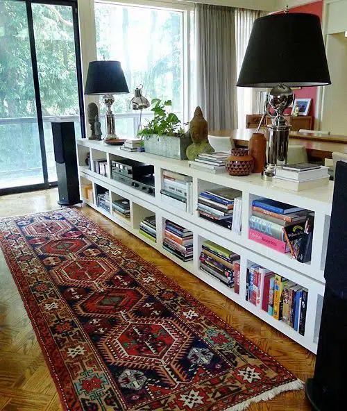 Low bookshelf ideas for your home 