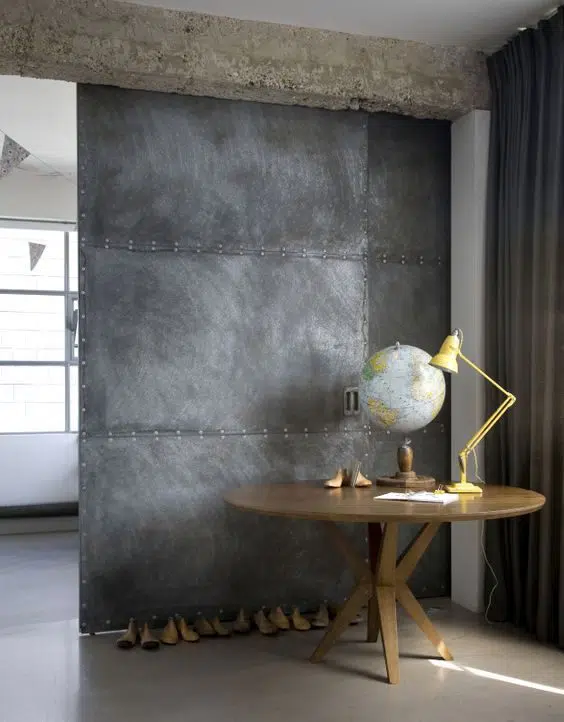 Concrete interior design 