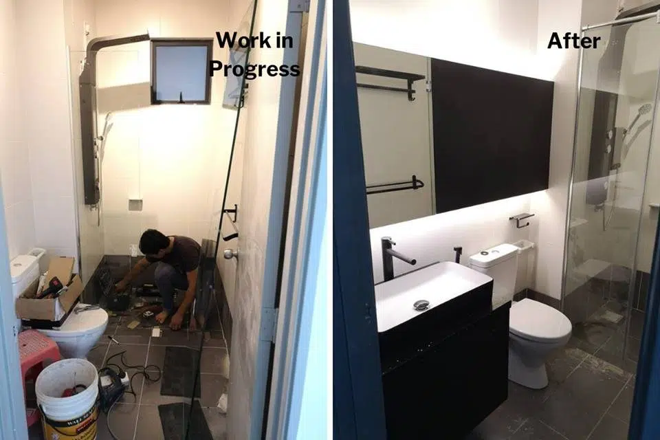 Toilet renovation in USJ One Park Condo