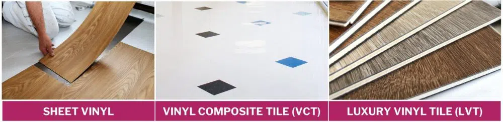 Sheet vinyl vs vinyl tiles vs luxury vinyl