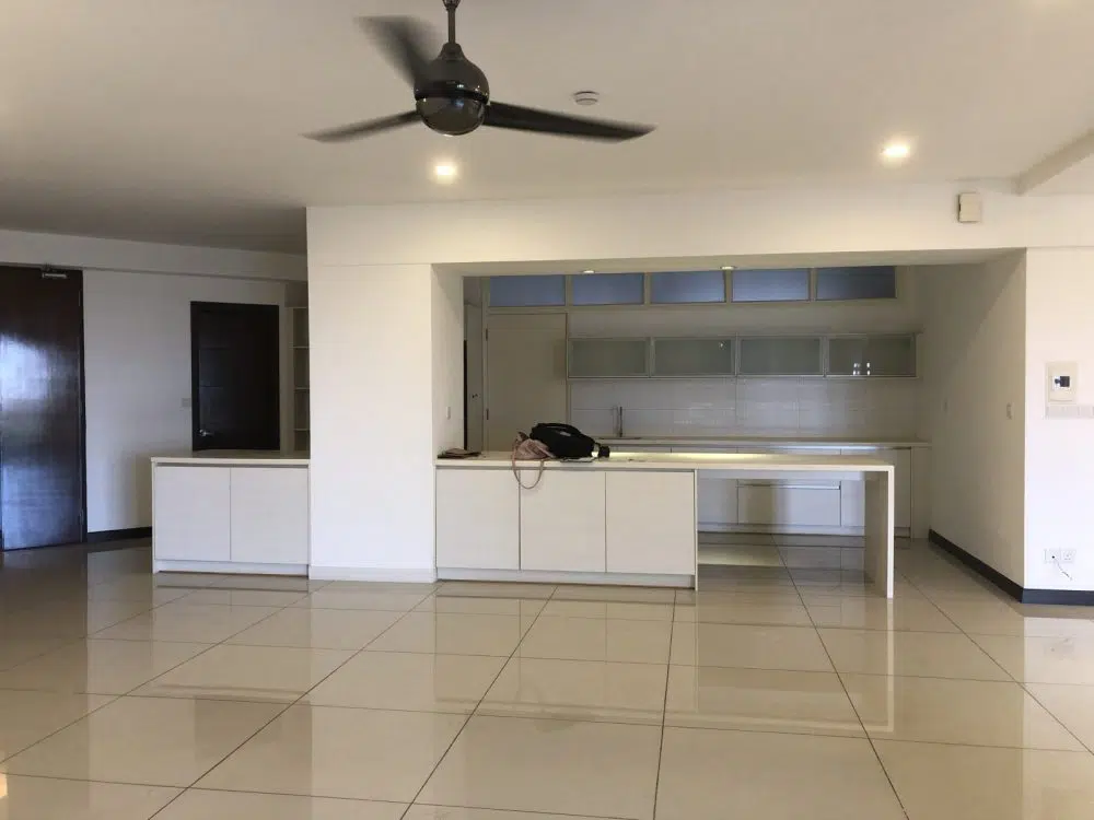 Kitchen area before interior designing 