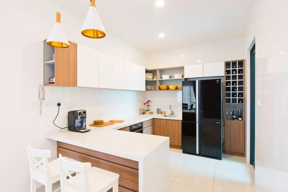 Dapur kering modern kontemporari 