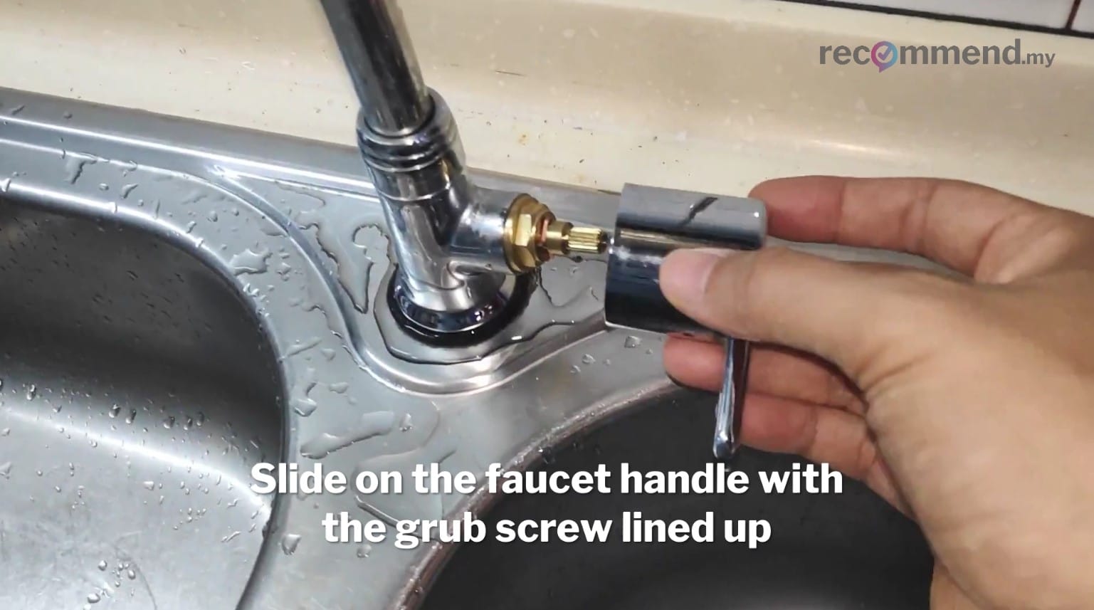 How To Fix A Leaking Kitchen Tap For Less Than RM20 Recommend My   Fix Tap Leak 12 