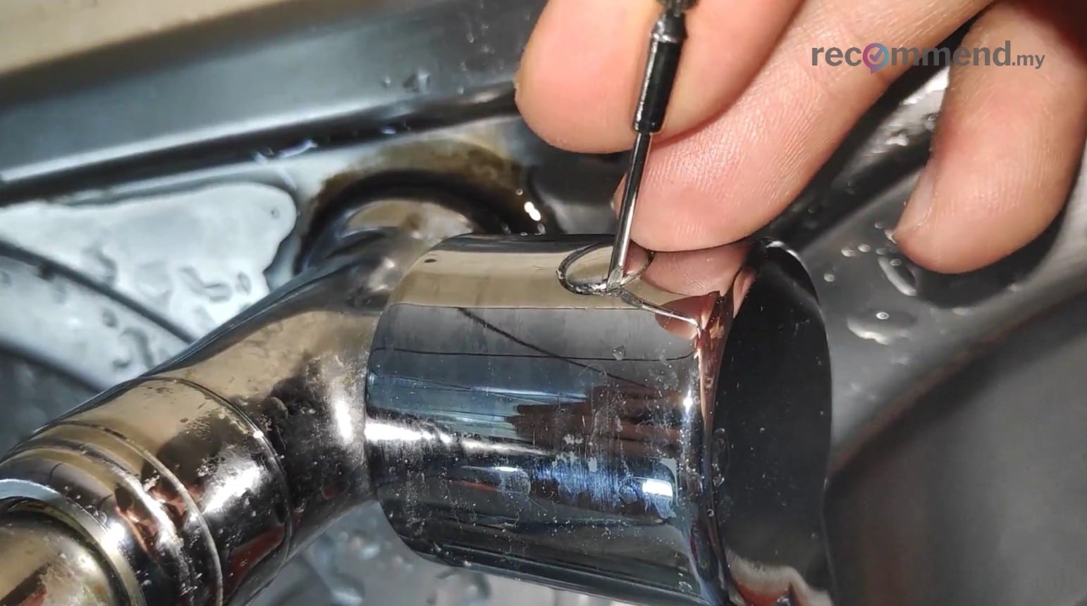 How To Fix A Leaking Kitchen Tap For Less Than RM20 Recommend My   Fix Tap Leak 3 