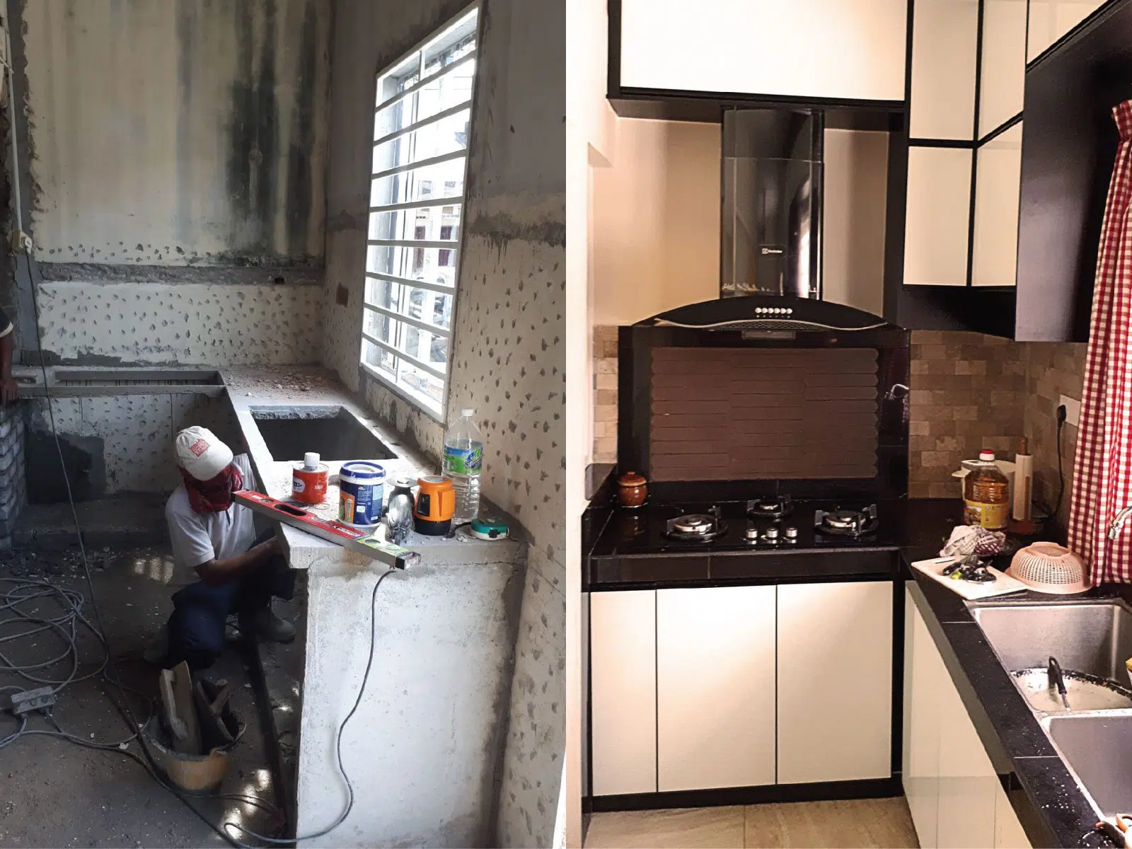 Renovasi dapur kering dan dapur basah di Klang 