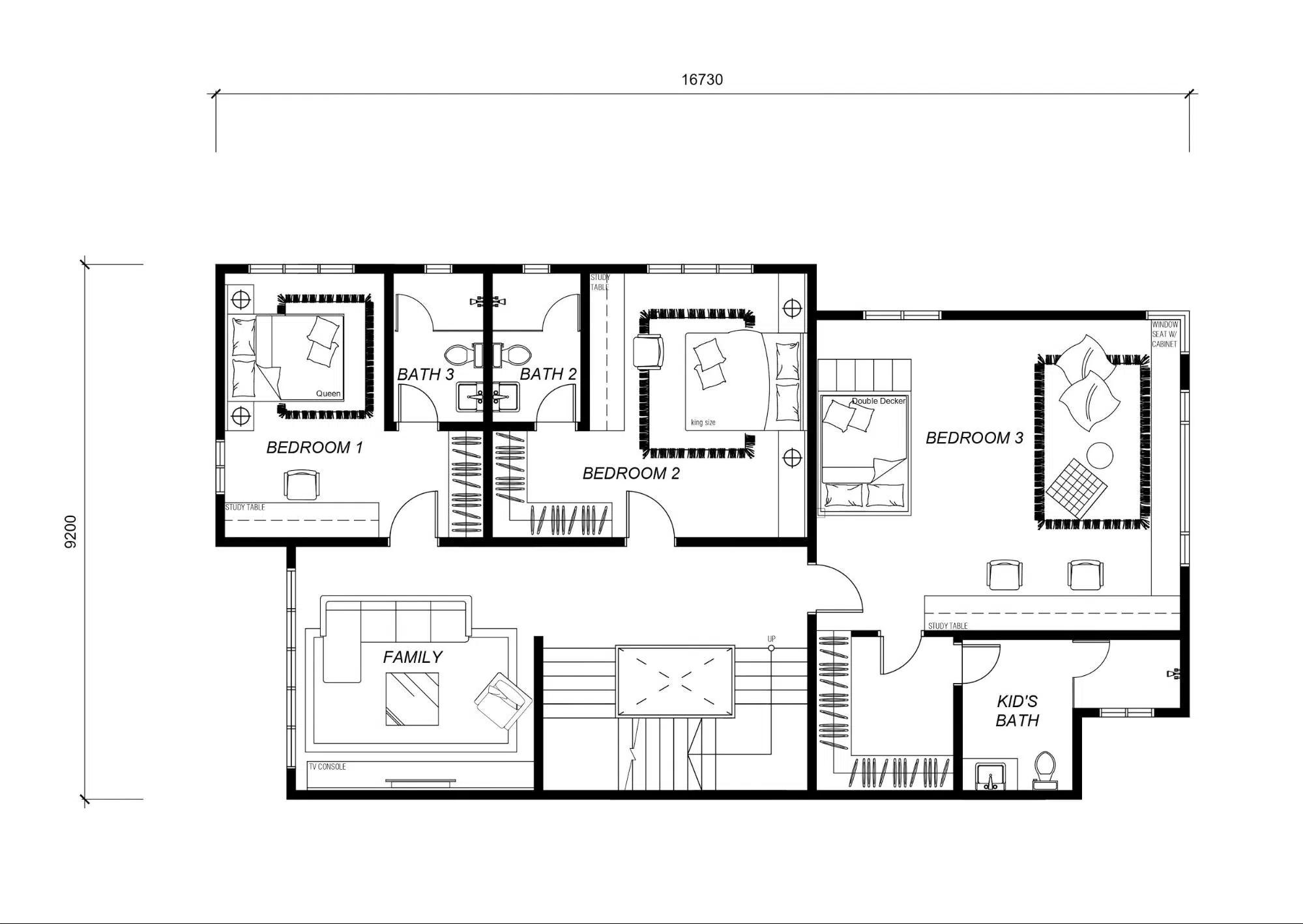 First floor layout Ambang Botanic 2