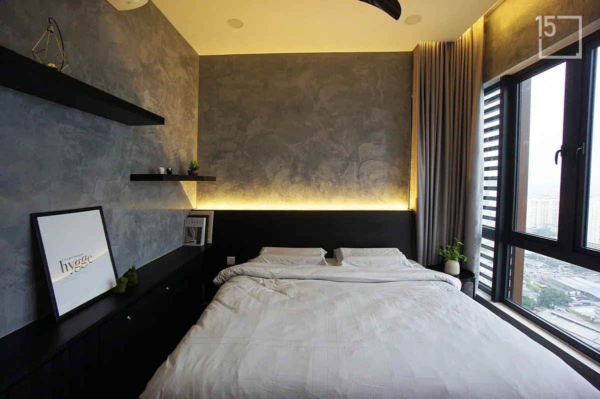 bedroom industrial style design malaysia by fifteen interior design