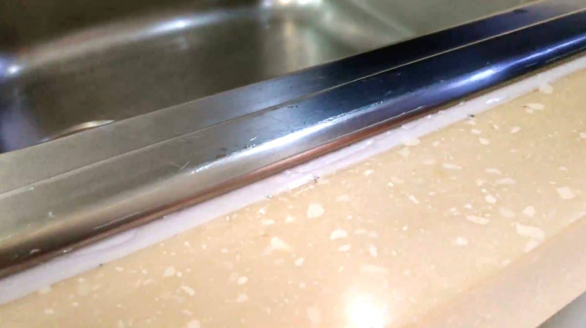 kitchen sink sealant strip